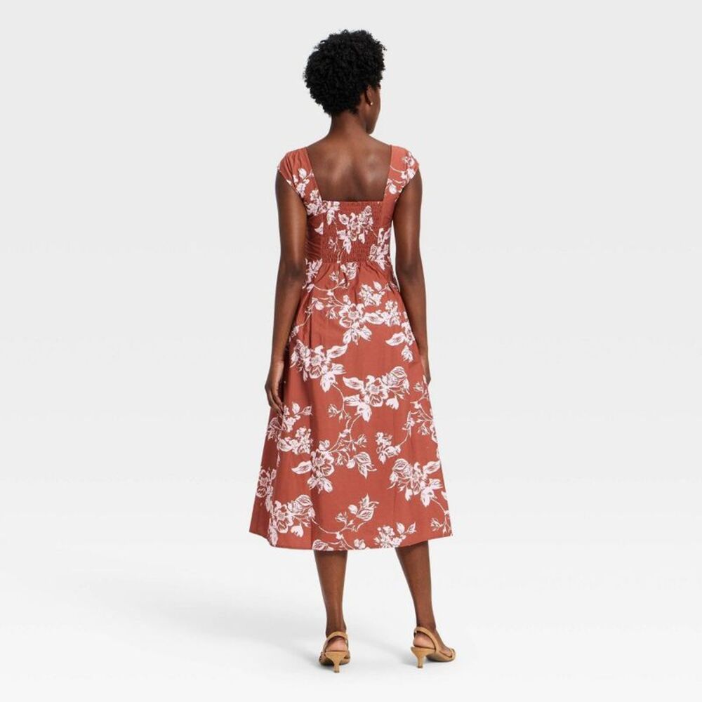 Open Box - A New Day - Women's Short Sleeve Corset Midi Dress - A New Day Pink - Picture 2 of 3